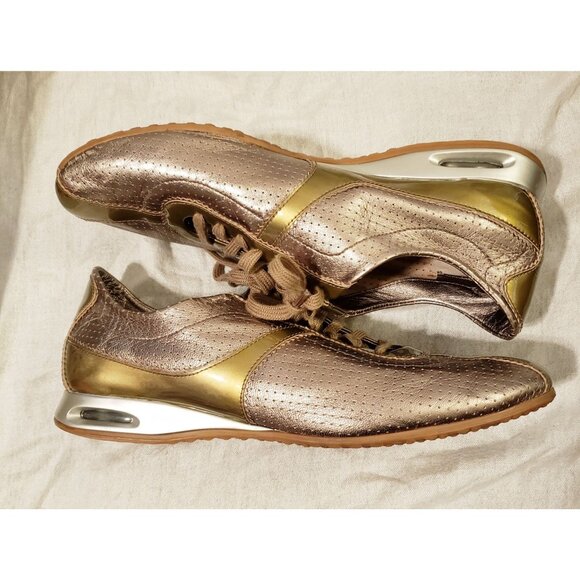 Cole Haan x Nike Mixed Metallic Sneakers Size 10M EUC - Picture 3 of 11